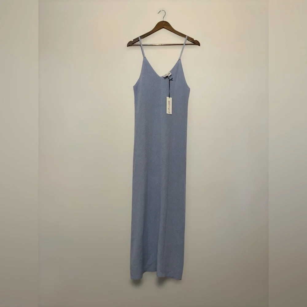 Freshman 1996 Knit Fitted Normcore Minimalist Maxi Dress LARGE